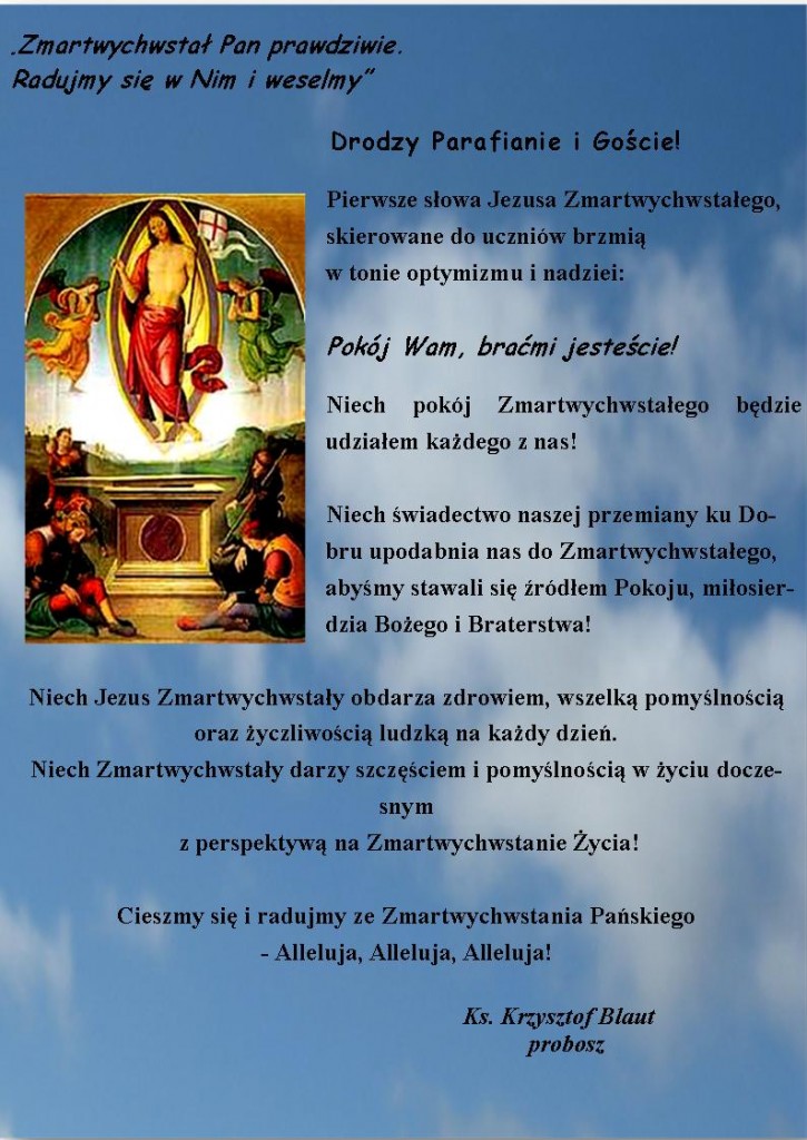 Życzenia Wielkanocne